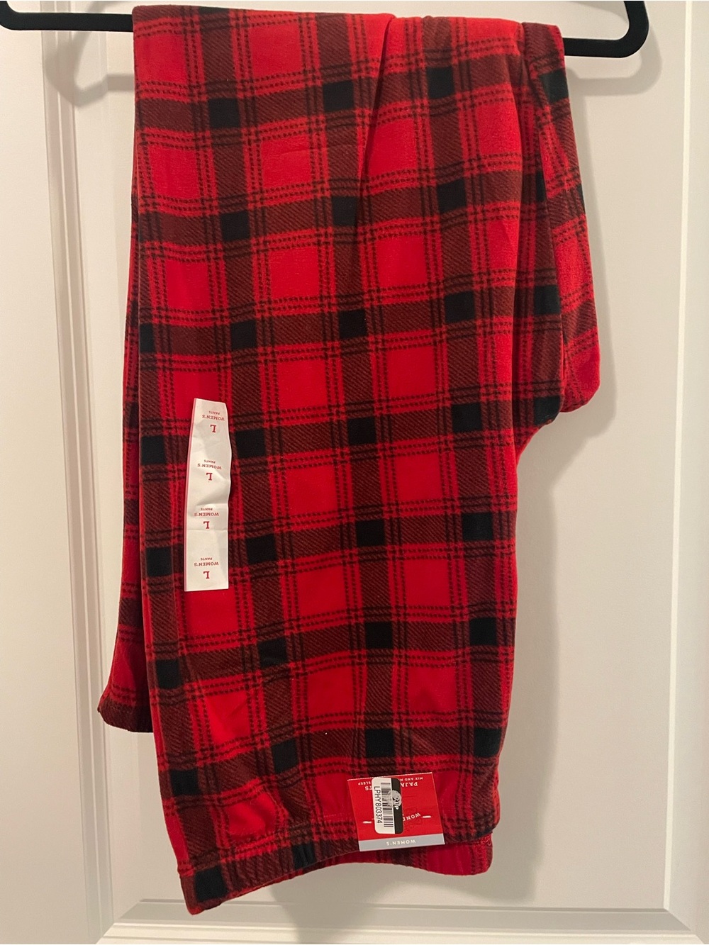 Target Red and Black Plaid Fleece Lounge Pants